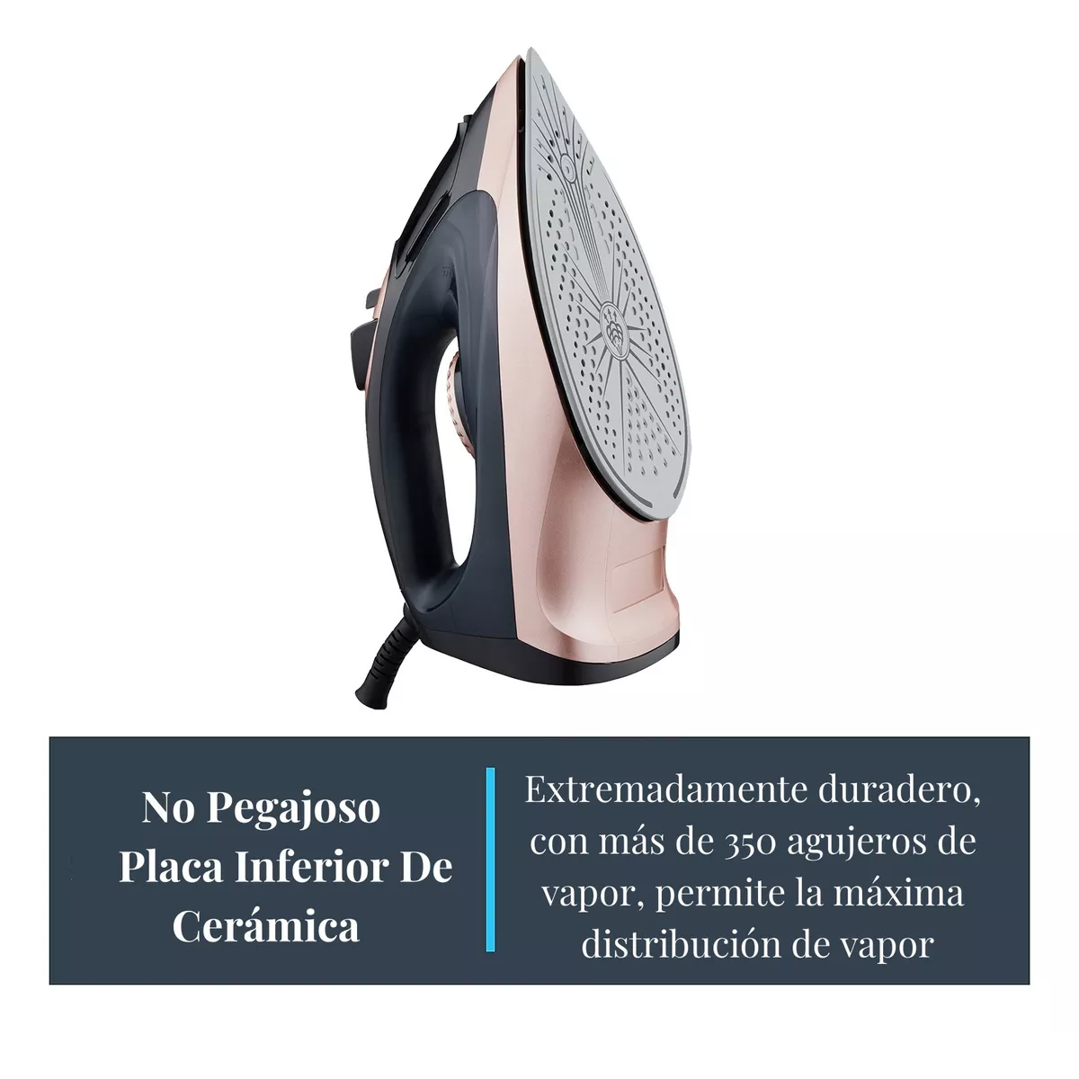 Foto 4 pulgar | Plancha de Vapor Vertical con Suela Cerámica Negro