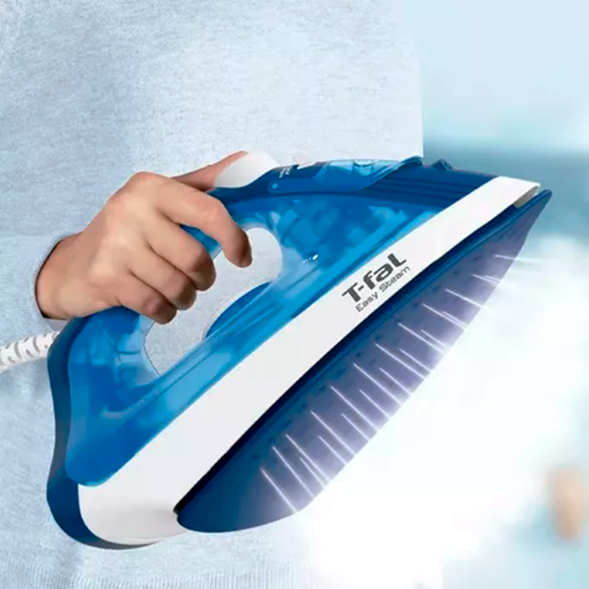 Foto 6 pulgar | Plancha T-fal Mod. Fv1941x0 Easy Steam Blue Print