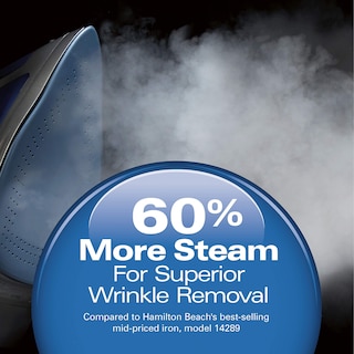Foto 3 | Plancha De Vapor Y Vaporizador Vertical Hamilton Beach Blue 1500 W - Venta Internacional.