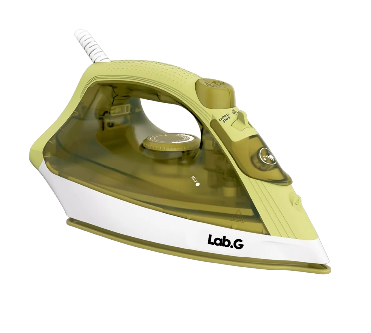 Plancha de Ropa Lab.g Suela Cerámica con Vapor Vertical Verde