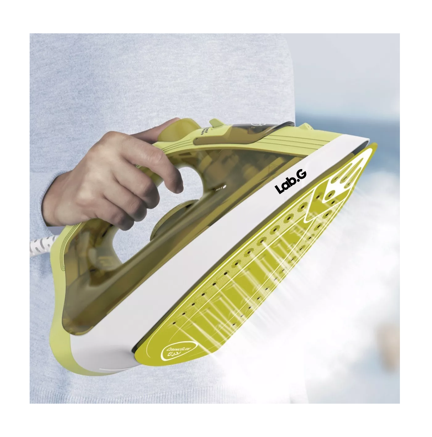 Foto 5 | Plancha de Ropa Lab.g Suela Cerámica con Vapor Vertical Verde