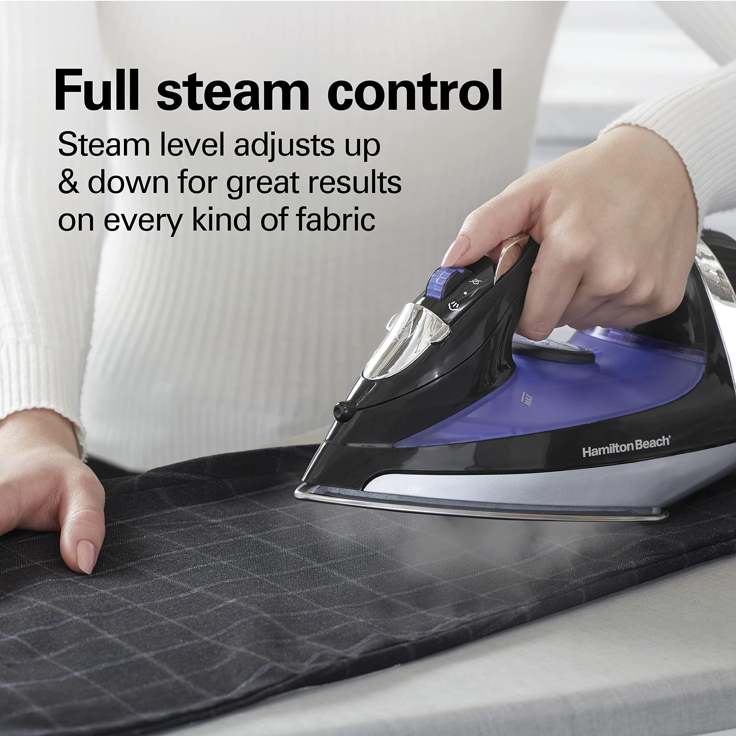 Foto 8 pulgar | Vaporizador Para Plancha Y Ropa Hamilton Beach 14214 1200 W, Color Negro - Venta Internacional.