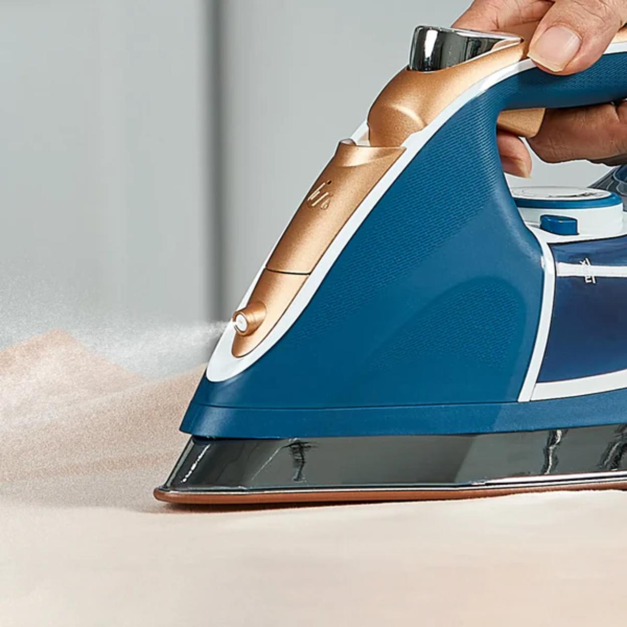 Foto 9 pulgar | Plancha De Vapor Powerxl Azul Ir3373-3apla