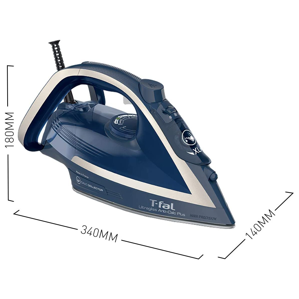 Foto 6 pulgar | Plancha Vapor T-fal Fv6843 Suela Durilium Anti-cal Ultragliss Airglide 1800 W