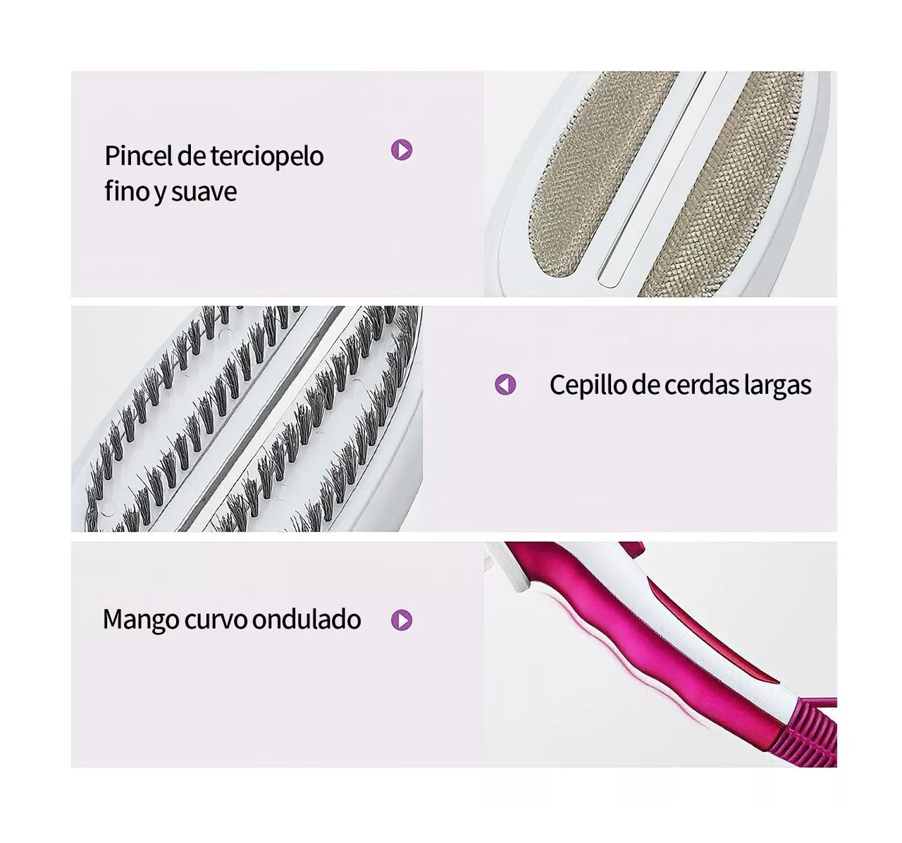 Foto 4 | Planchas de Vapor Belug de Mano Portátil con Base color Violeta