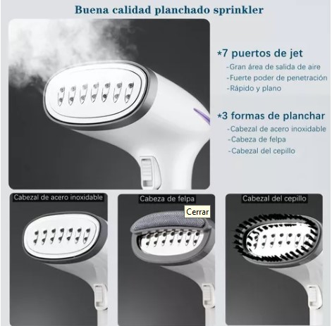 Foto 5 pulgar | Plancha de Vapor Vertical y Portátil de 1500w T