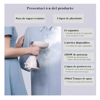 Foto 4 | Plancha de Vapor Belug Portátil