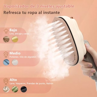 Foto 2 | Plancha de Vapor Portátil para Ropa Doble Uso Seco Y Húmedo Eo Safe Imports Esi-16286 Beige