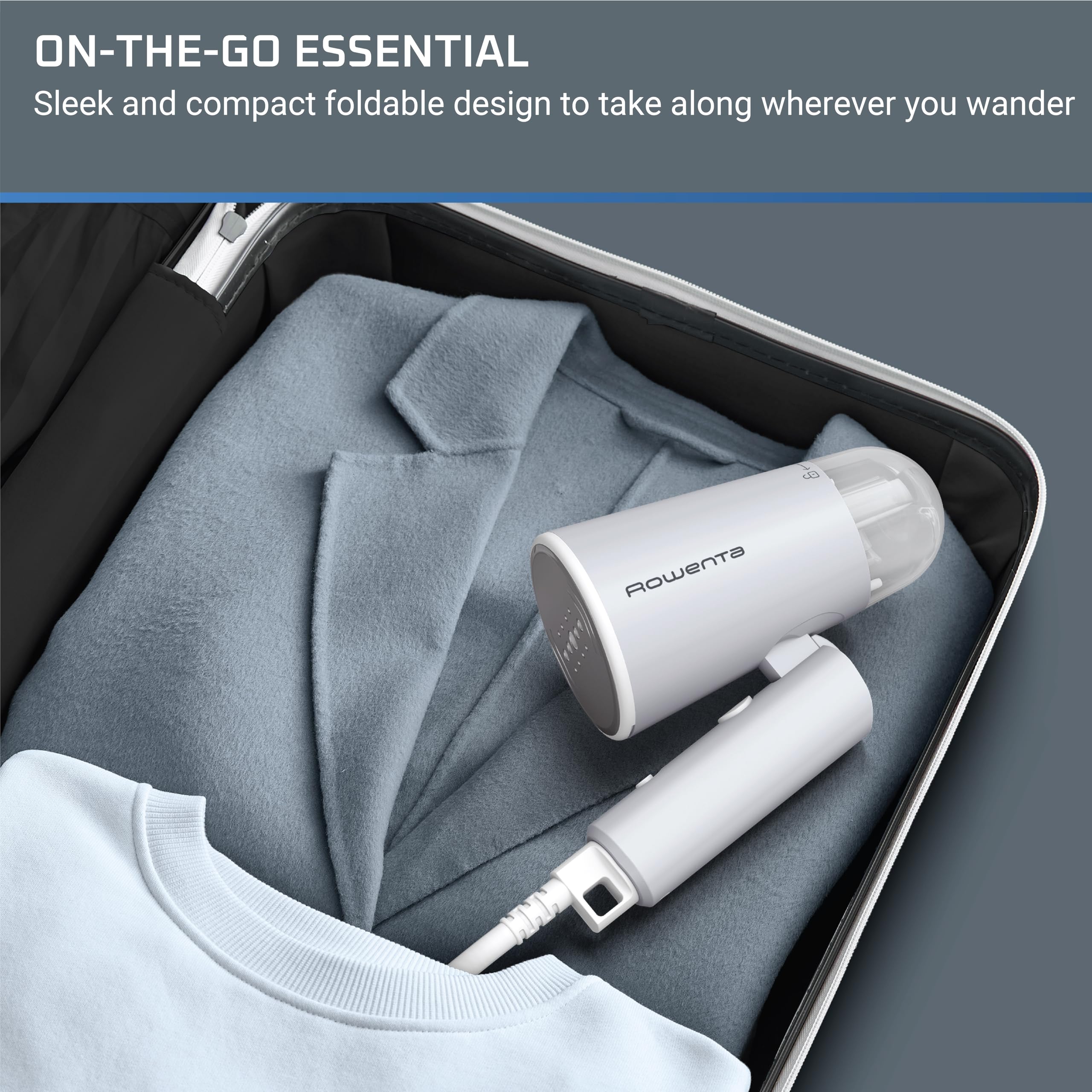 Foto 7 pulgar | Vaporizador De Ropa Rowenta Dr1011 Portátil De Viaje, 70 Ml, 1100 W, Gris - Venta Internacional.