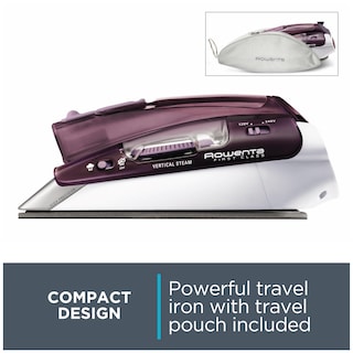 Foto 5 | Plancha de Viaje Rowenta Pro Compact Acero Inoxidable 1000w Púrpura - Venta Internacional