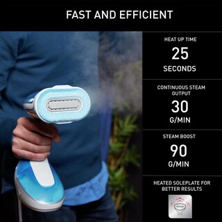 Foto 3 | Vaporizador de Ropa Rowenta Pure Tex 4 En 1 1600 W 200 Ml Azul Claro - Venta Internacional