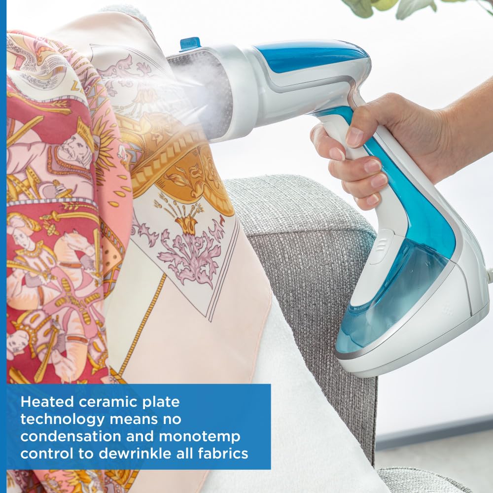 Foto 6 | Vaporizador de Ropa Rowenta Pure Tex 4 En 1 1600 W 200 Ml Azul Claro - Venta Internacional