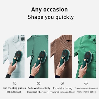 Foto 2 | Plancha de Vapor Eléctrica Homm Handheld Mini Green - Venta Internacional