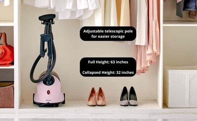 Foto 2 | Vaporizador De Ropa De Pie Salav Gs18-dj 1.8l 1500w Rosa - Venta Internacional.