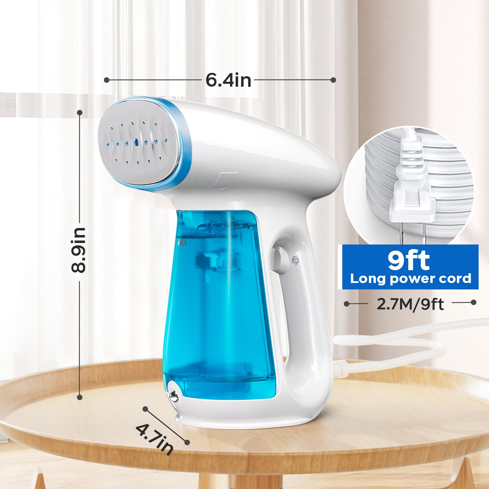 Foto 7 pulgar | Vaporizador De Ropa Bear, 1300 W, Calentamiento Rápido, Depósito De 230 Ml, Apagado Automático - Venta Internacional.