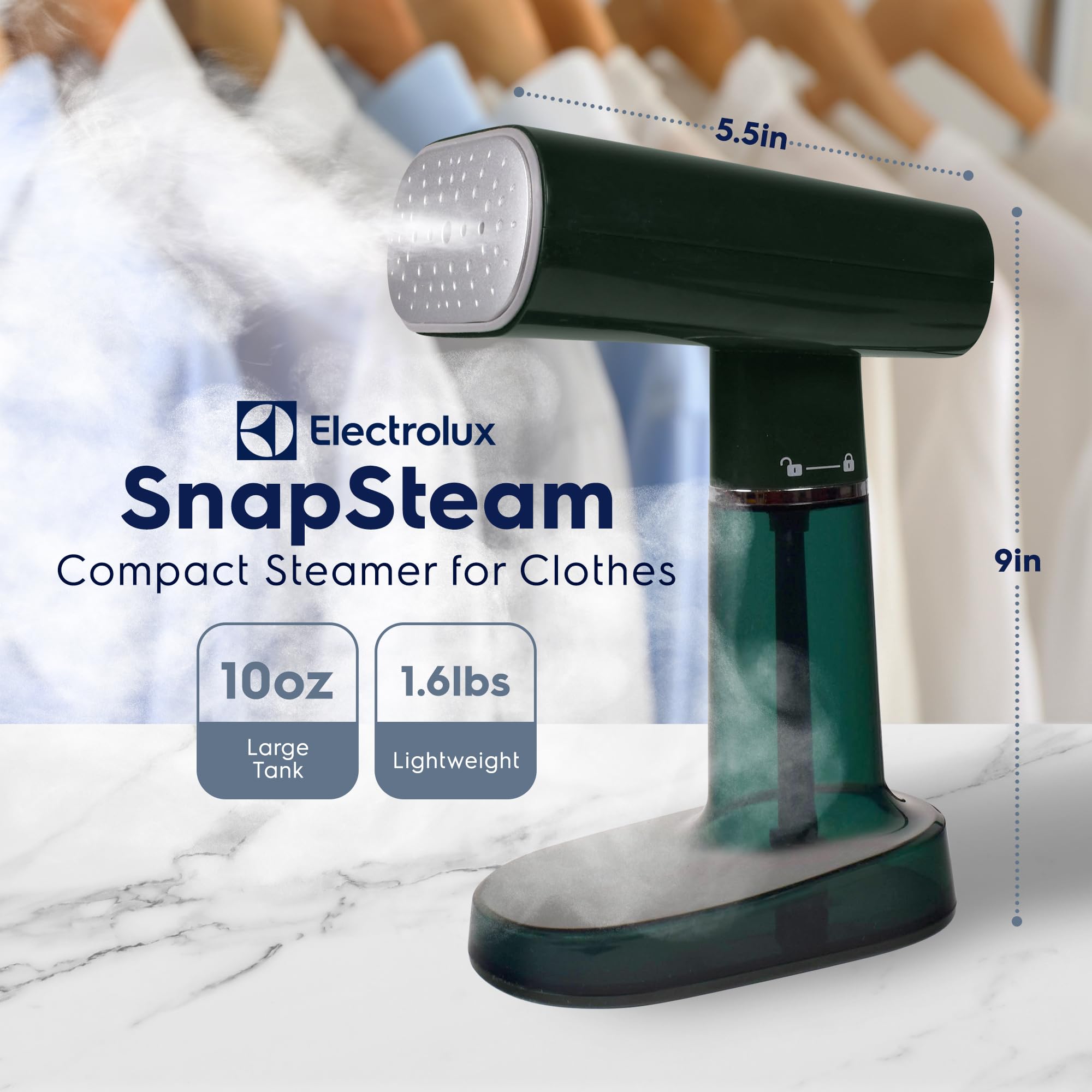 Foto 2 | Vaporizador De Ropa Electrolux Snapsteam 1200w Verde - Venta Internacional.