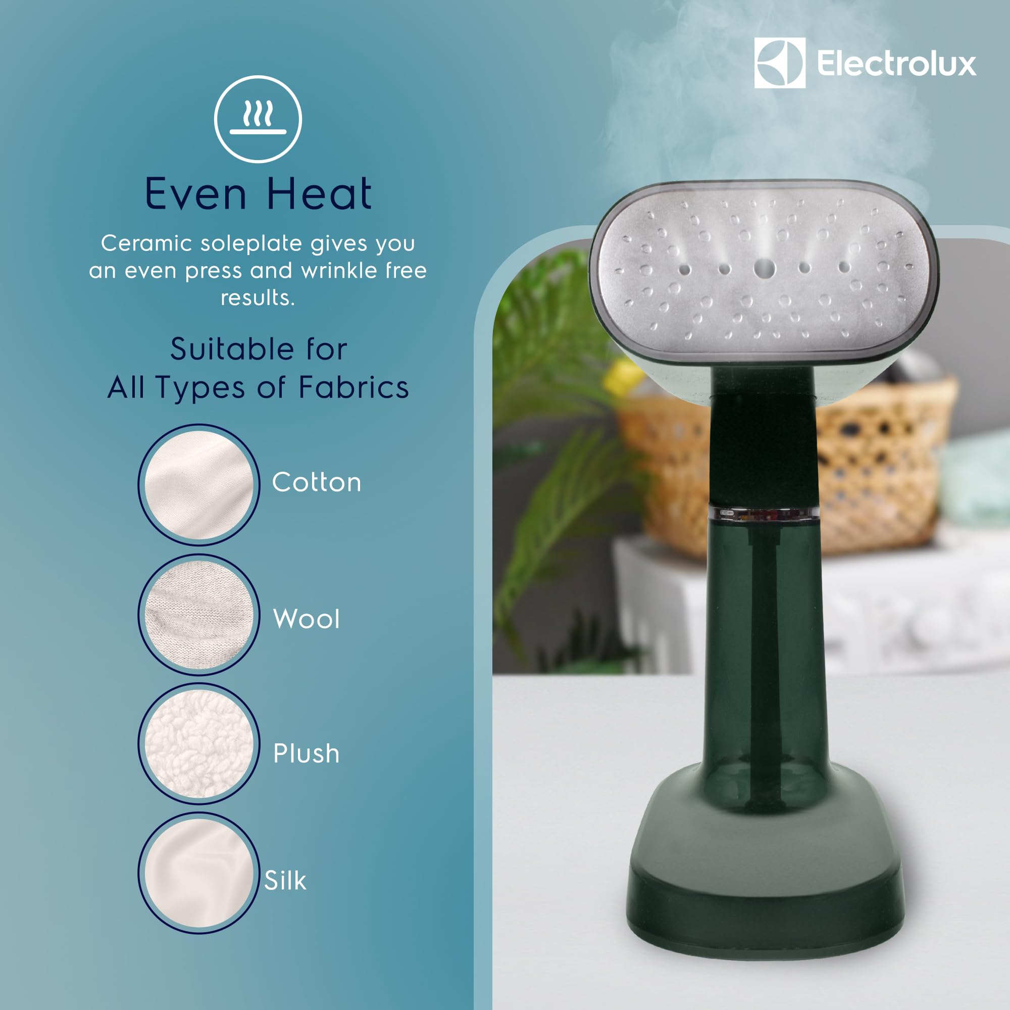 Foto 8 pulgar | Vaporizador De Ropa Electrolux Snapsteam 1200w Verde - Venta Internacional.