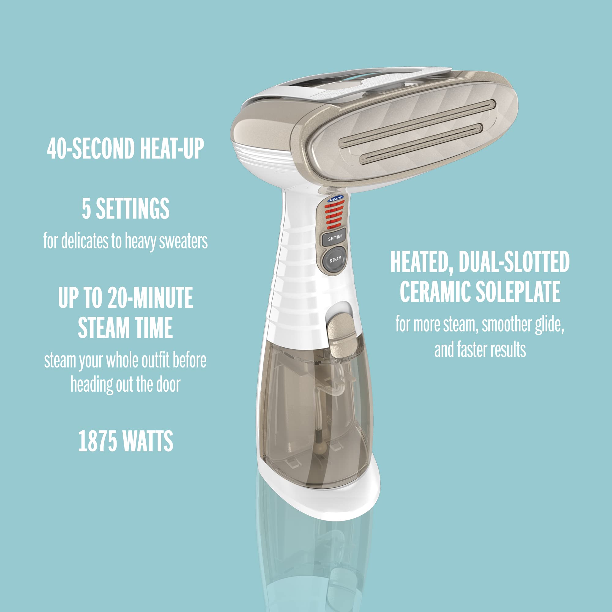 Foto 4 pulgar | Vaporizador De Ropa Conair Turbo Extremesteam 1875 W 430 Ml Blanco - Venta Internacional.