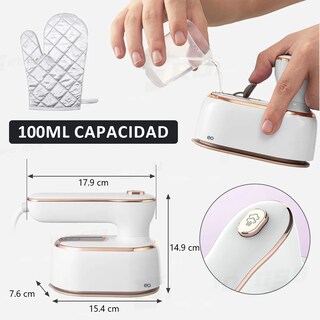 Foto 2 | Plancha de Vapor 1100w Vertical Mini Eo Safe Imports Esi-19212 Blanca