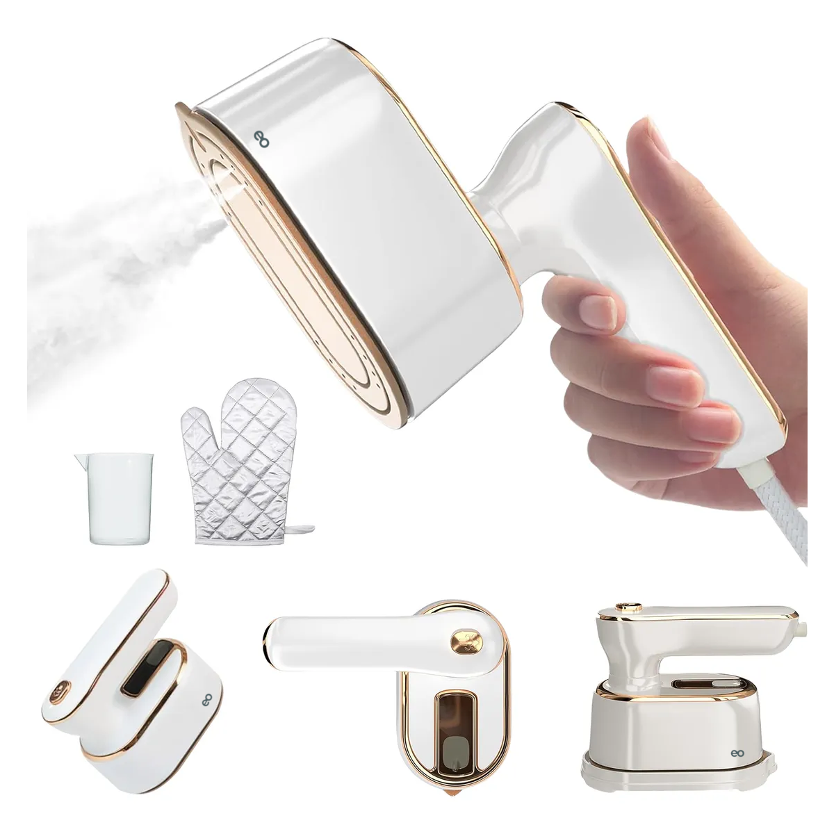 Foto 4 pulgar | Plancha de Vapor 1100w Vertical Mini Eo Safe Imports Esi-19212 Blanca