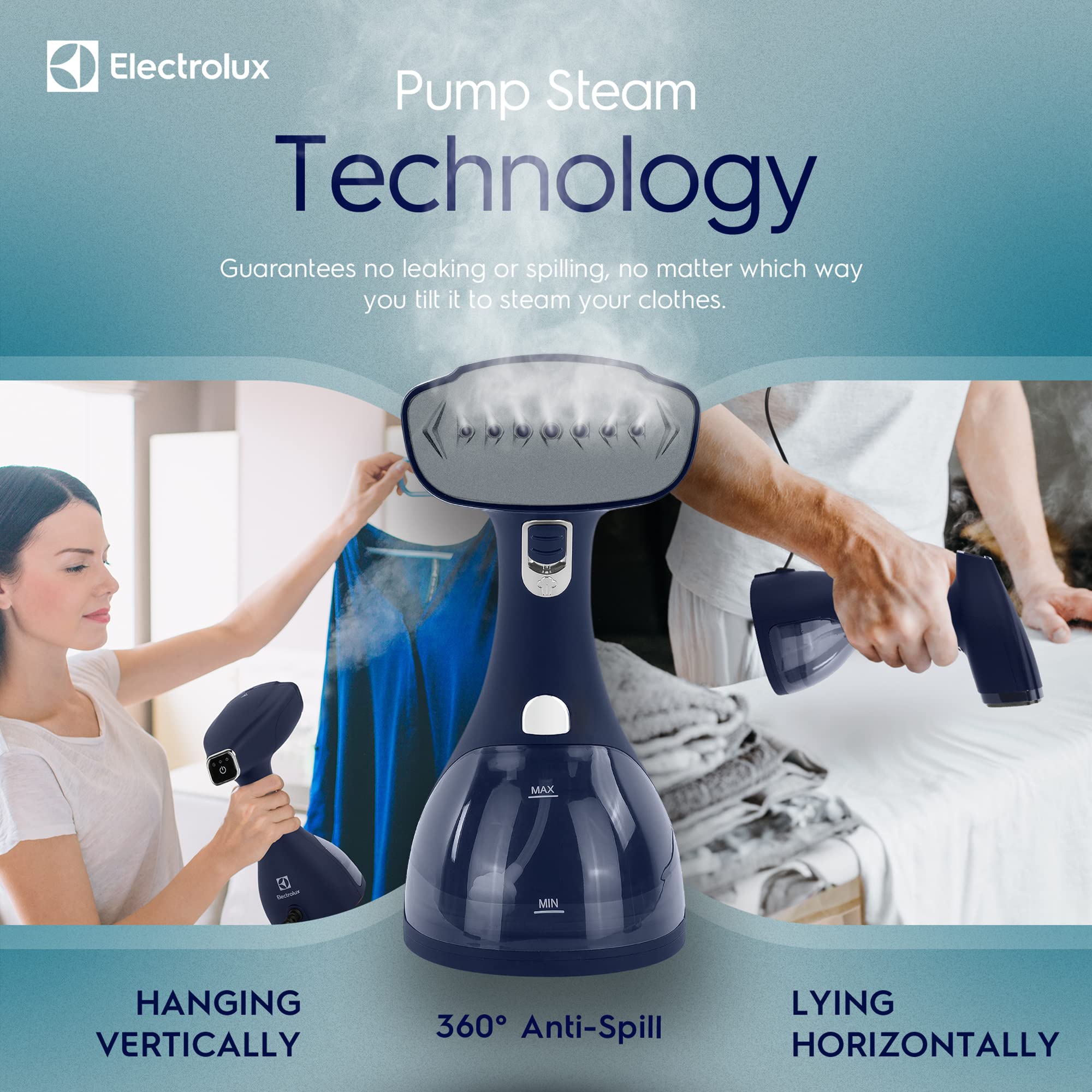 Foto 3 | Vaporizador De Ropa Electrolux Extreme Steam 1500w Azul - Venta Internacional.