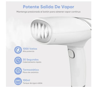 Foto 3 | Plancha de Vapor Portátil 100 ml