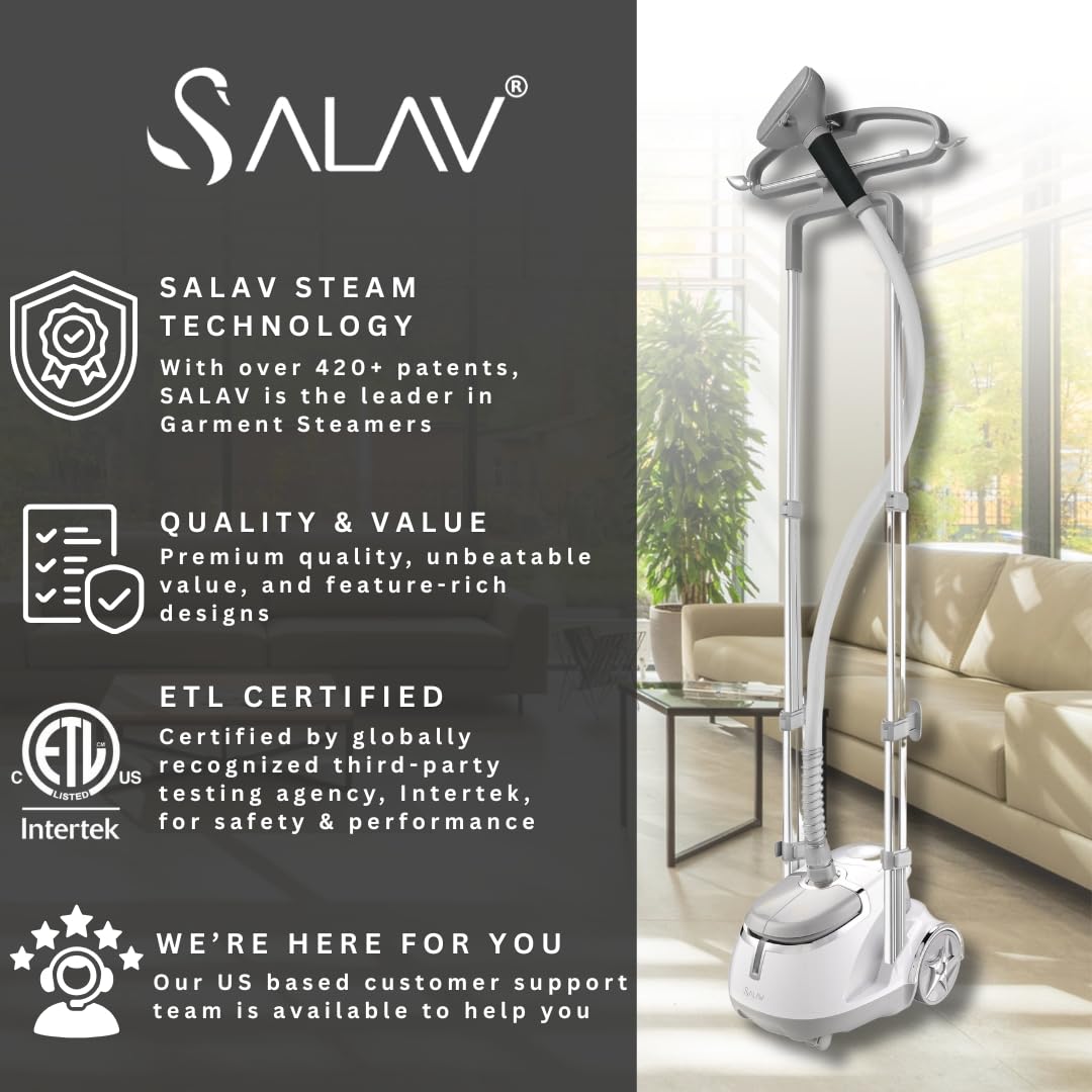 Foto 4 pulgar | Vaporizador De Ropa Salav Gs45-dj Professional 1500w Plateado - Venta Internacional.