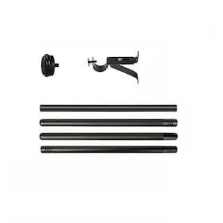 Foto 1 | Cortineros De Metal Ajustable Barra De Cortina Eo Safe Imports Esi-15585 Negro