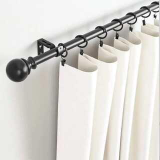 Foto 3 | Paquete De 50 Anillos De Cortina De Neros Con Clips argollas Eo Safe Imports Esi-20510 Negro