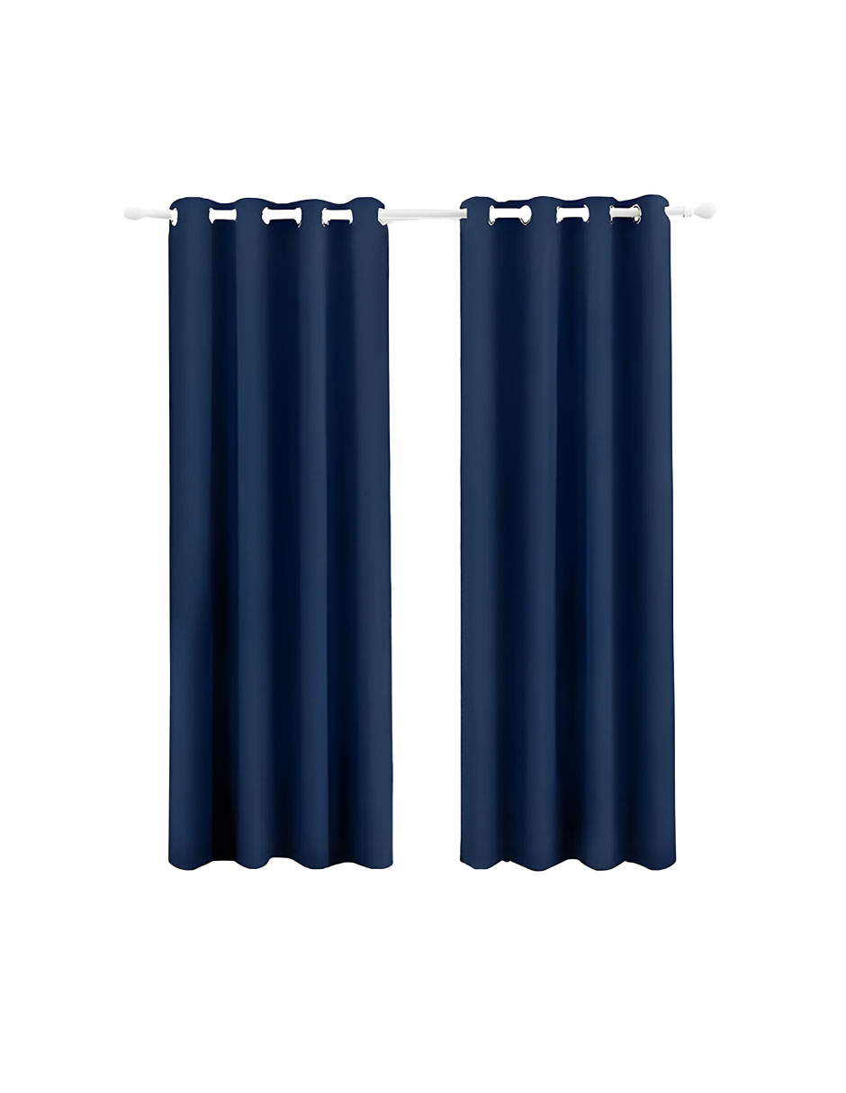 Foto 2 pulgar | Cortinas Black Out Decoracion Textil Hogar Adornos 107x160cm