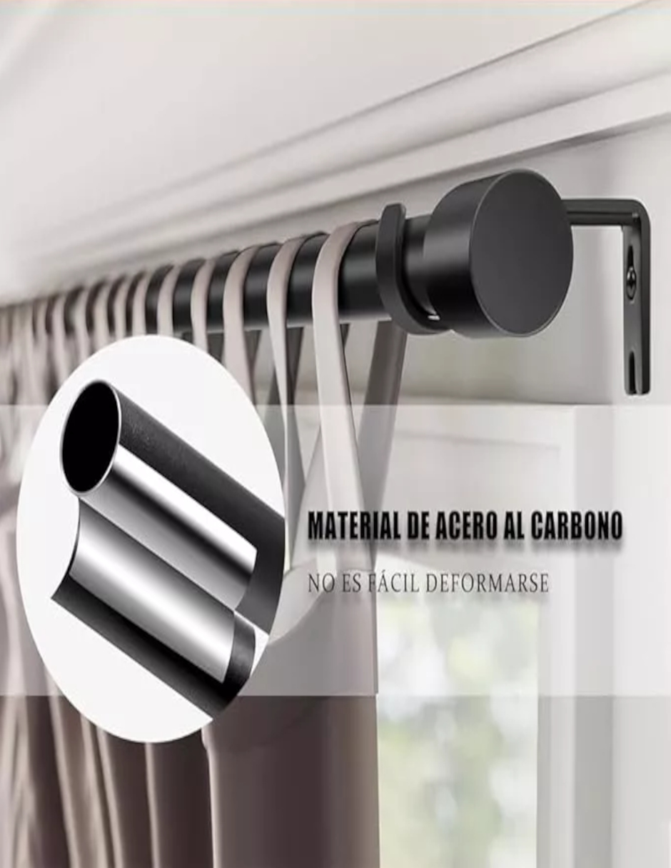 Foto 4 | Cortineros De Metal Ajustable + Termo De Agua Güish