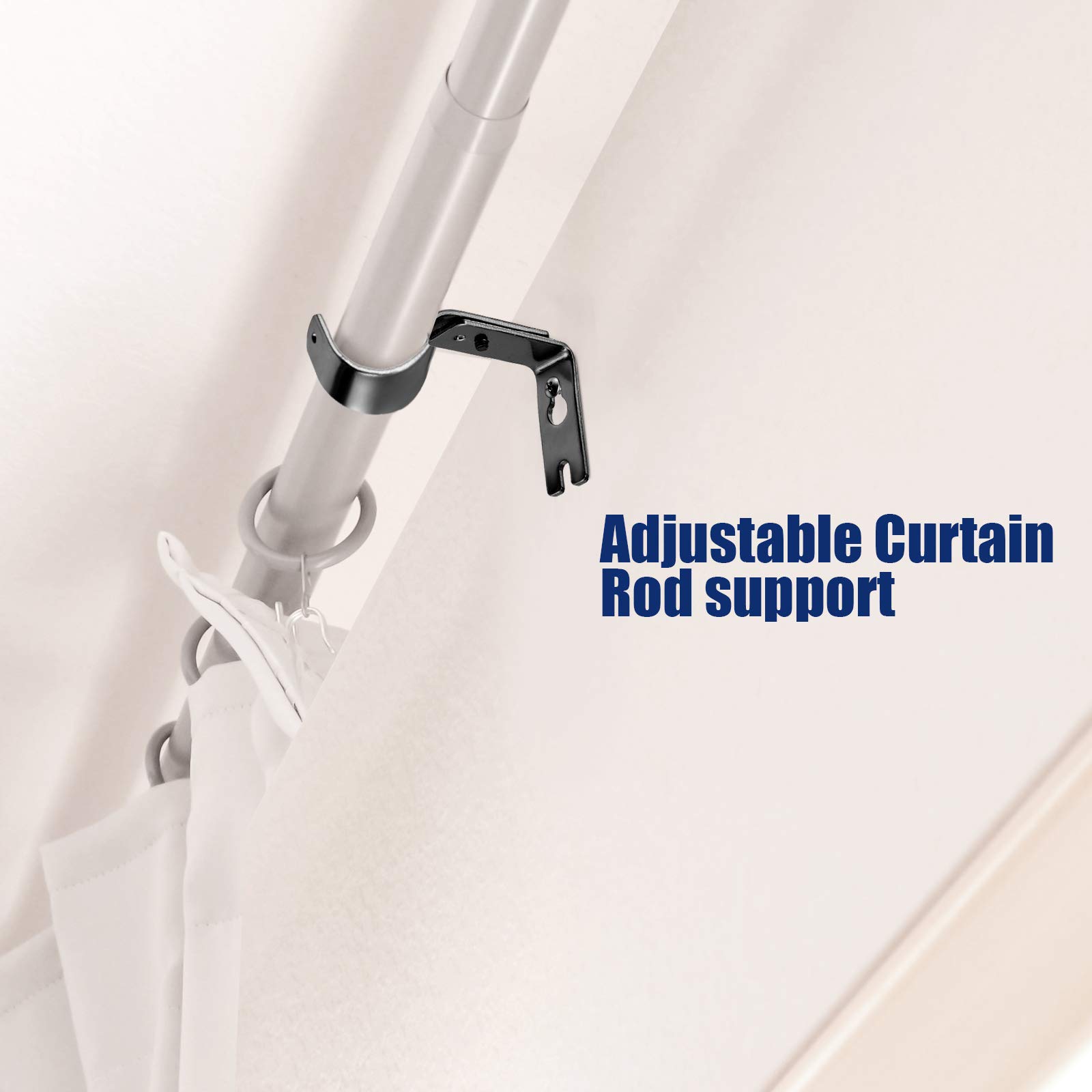 Foto 5 | Soporte para Cortina Ajustable Frienda 1 Pulgada 6 Pares - Venta Internacional