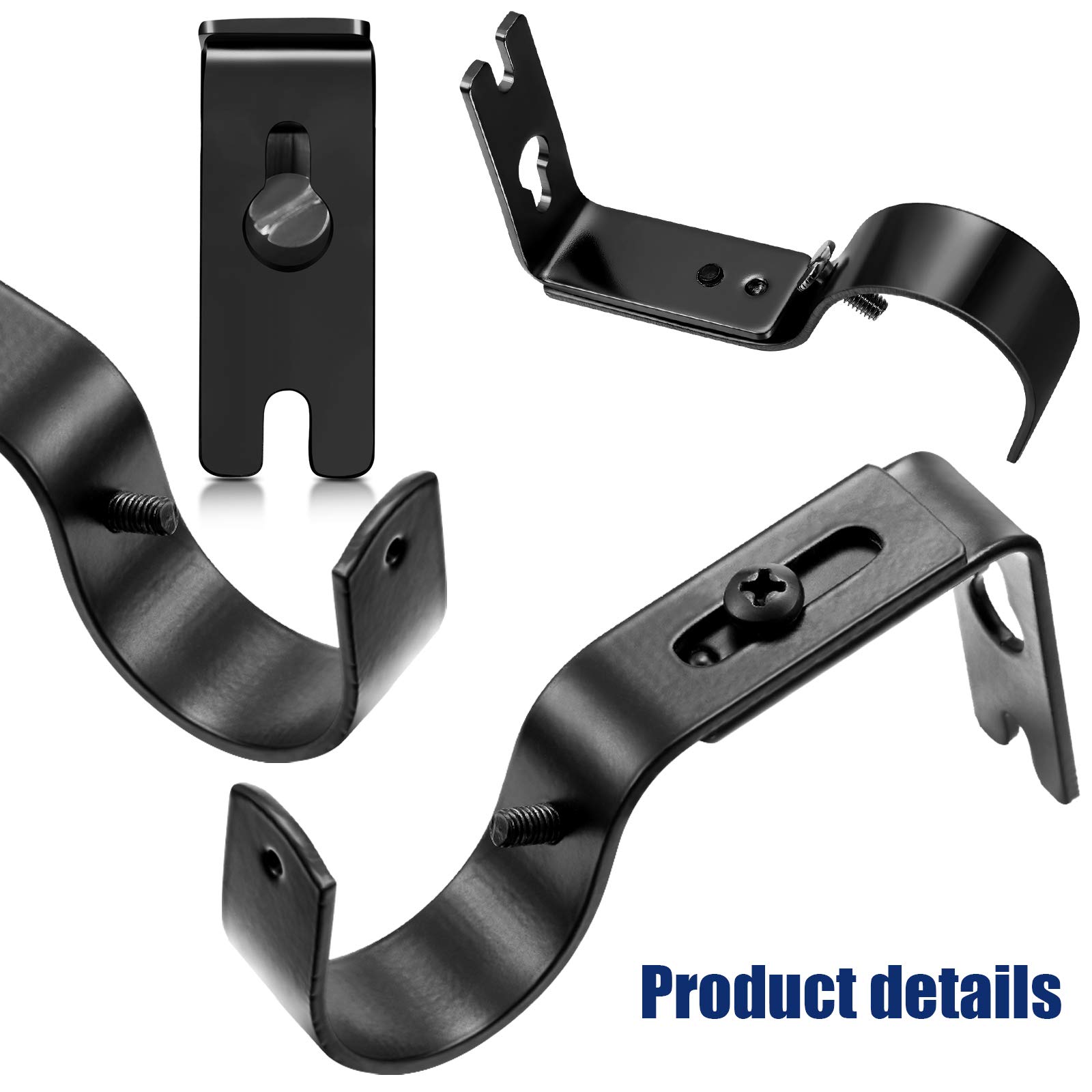 Foto 7 pulgar | Soporte para Cortina Ajustable Frienda 1 Pulgada 6 Pares - Venta Internacional