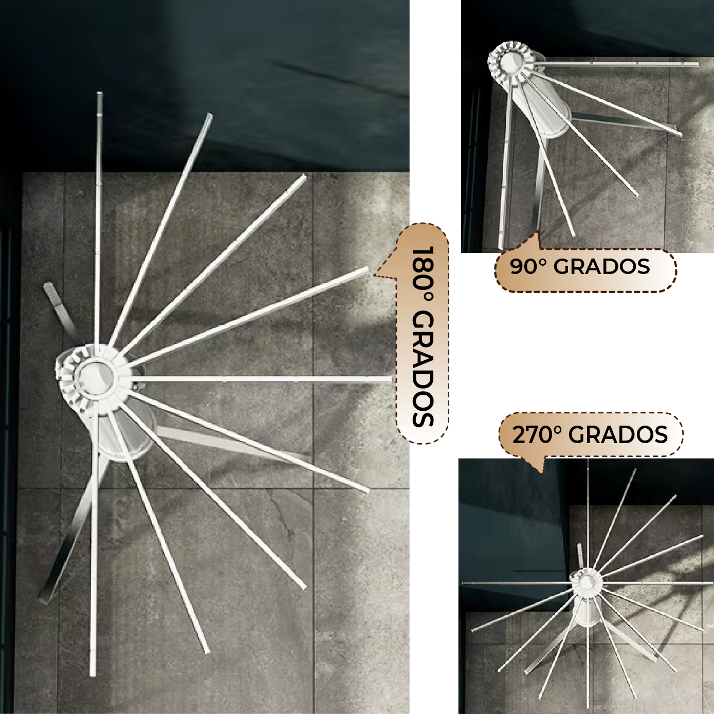 Foto 6 | Tendedero Plegable Para Ropa Compacto, Perchero Moderno