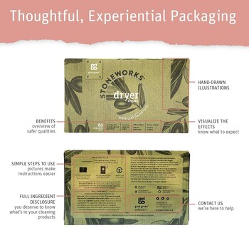 Foto 7 | Sábanas Para Secadora Grab Green Stoneworks Oak Tree Scent 160 Hojas - Venta Internacional.