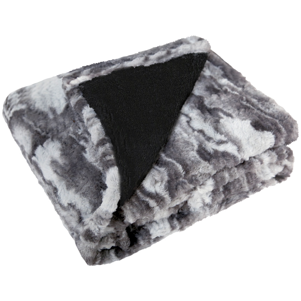 Foto 1 | Frazada Elefantito Hogar Térmica Sherpa Siberian Negra