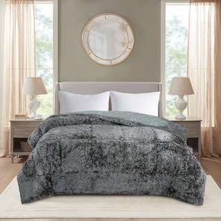 Foto 1 | Edredon Largo Doble Vista King Size Gris