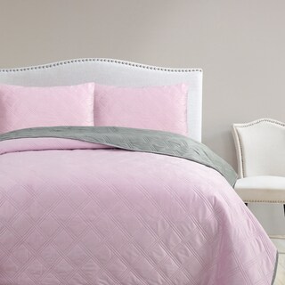 Foto 3 | Colcha Velvet Rosa Mat