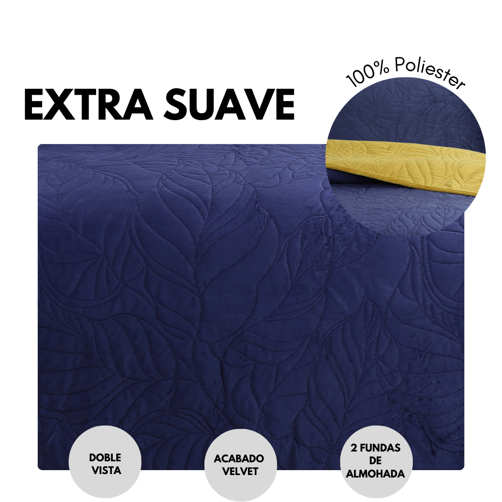 Foto 4 pulgar | Colcha Velvet Marno Ks