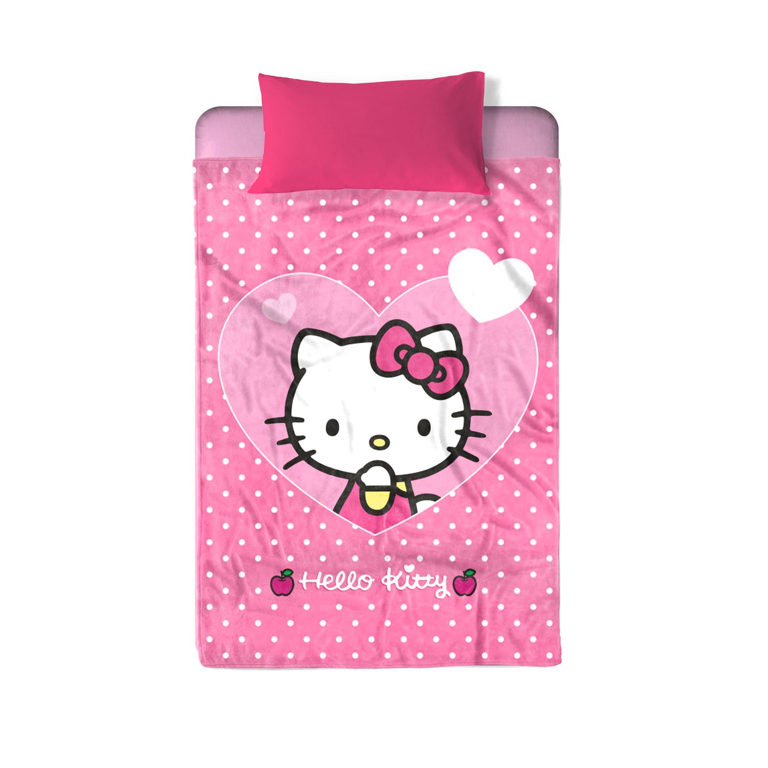 Foto 2 pulgar | Cobertor Providencia Individual Hello Kitty color Rosa