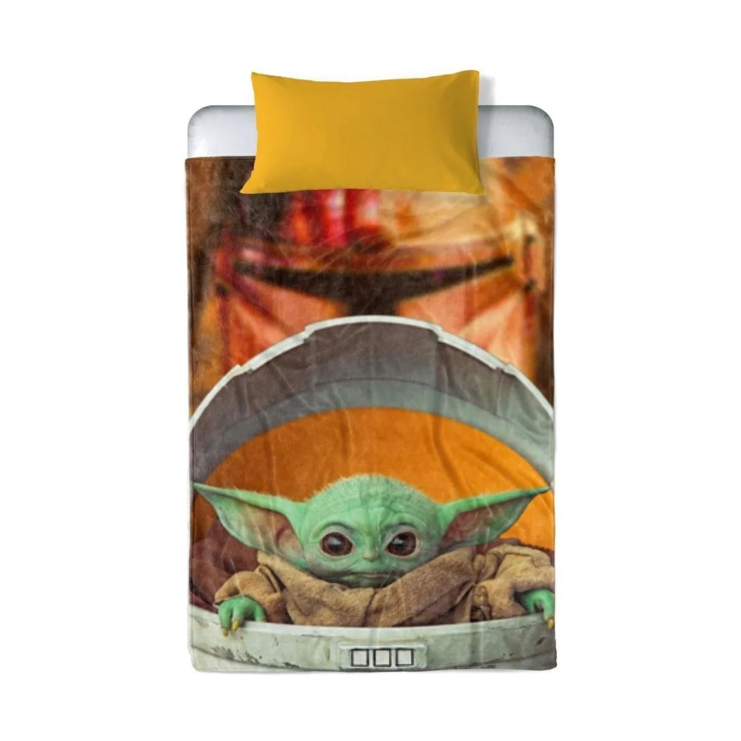 Cobertor Sernity Matrimonial Providencia Baby Yoda Beige