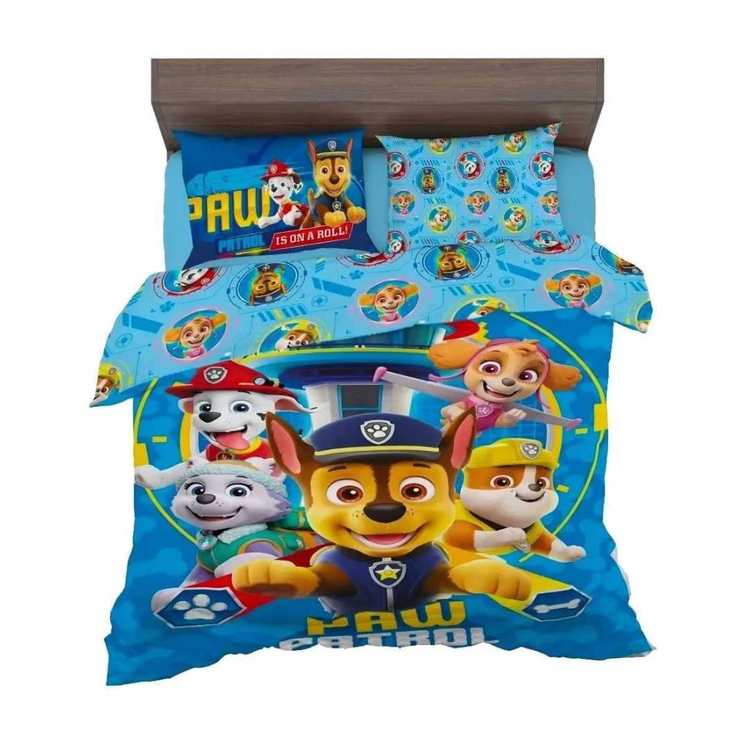 Set De Edredón Microfibra Matrimonial Paw Patrol