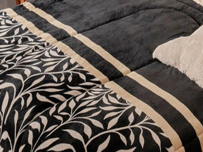 Foto 4 | Cobertor Dormireal Finlandia color Negro King Size