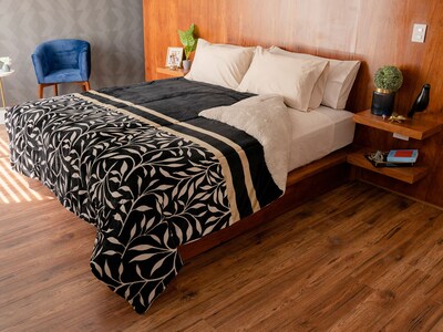 Foto 6 | Cobertor Dormireal Finlandia color Negro King Size