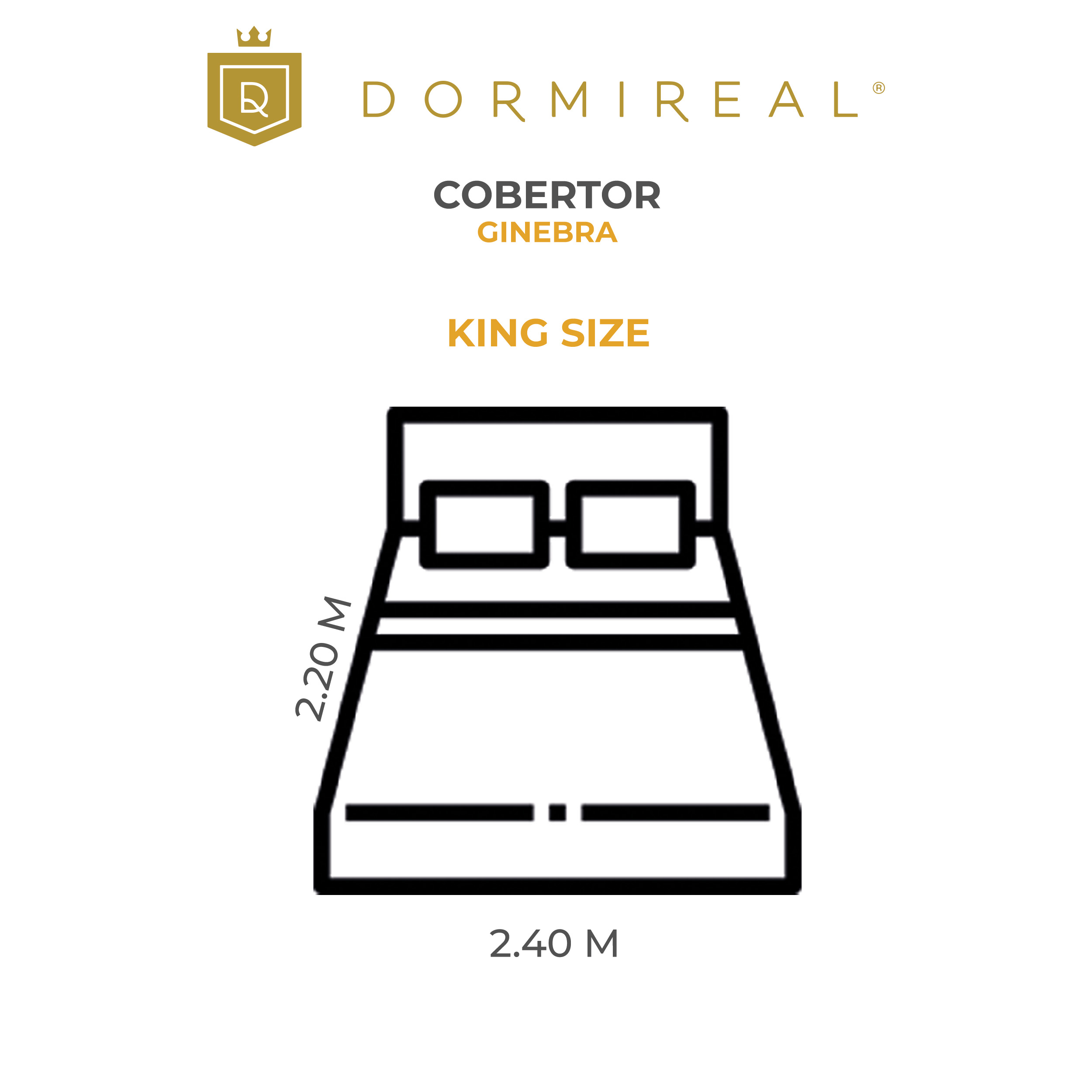 Foto 3 pulgar | Cobertor Dormireal Ginebra Azul King Size
