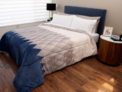 Foto 6 | Cobertor Dormireal Ginebra Azul King Size