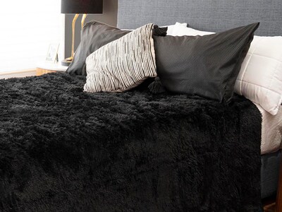 Foto 3 | Cobertor Dormireal Siberia color Negro Mega King Size