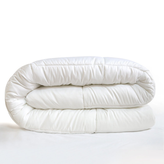 Edredón Duvet color Blanco Individual Acolchonado