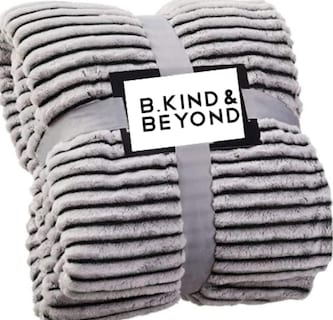 Foto 1 | Frazada Ultra Suavecita y Calientita B.Kind & Beyond color Gris