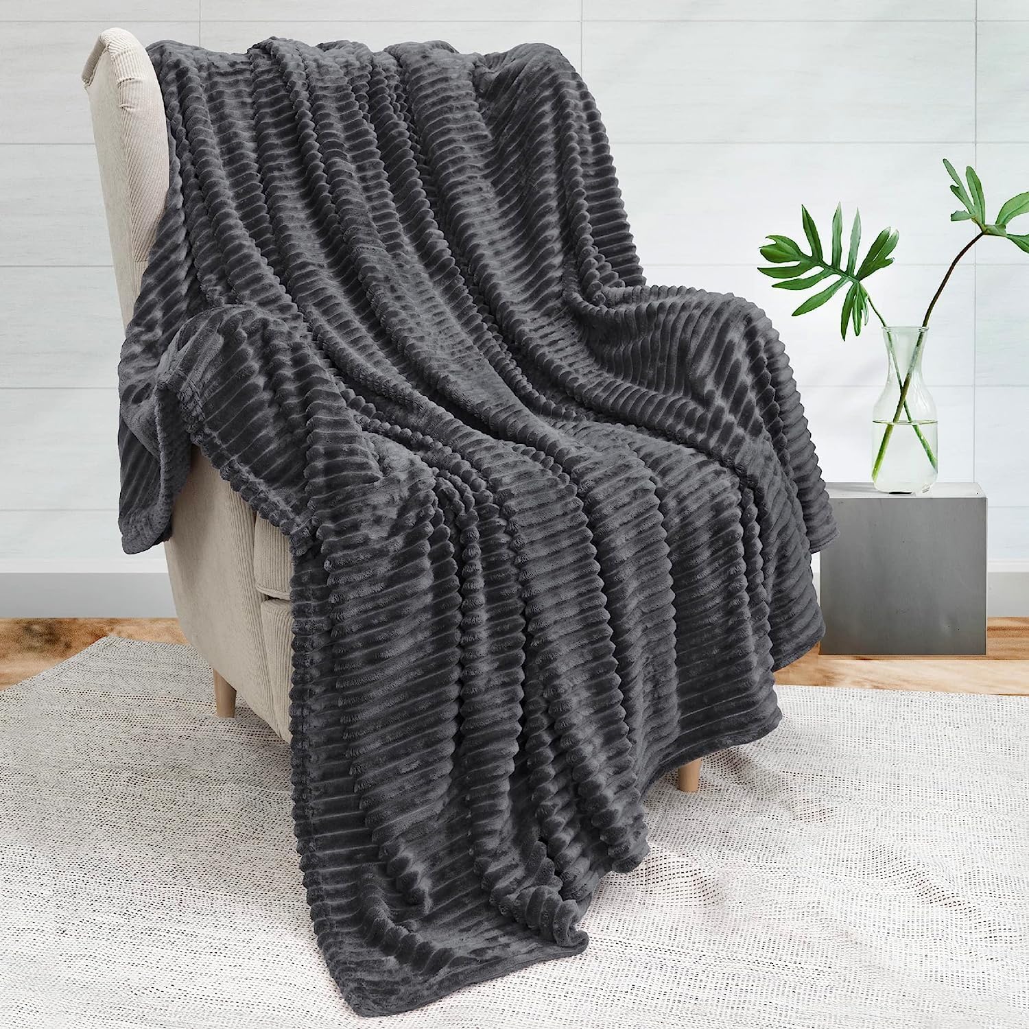 Foto 5 | Frazada Ultra Suavecita B.Kind & Beyond King Size color Gris